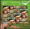 Briefmarken Falkland Meerestiere Seestern Shallow Marine Surveys ZD-Kleinbogen MNH -