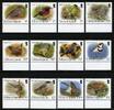 Briefmarken Falklandinseln 2017 Vögel Drossel Zaunkönig Fink Freimarken Birds 1332-1343 MNH -