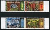 Briefmarken Falklandinseln Flora Fauna IV Vögel Pflanzen Blüten Birds Blossoms MNH -
