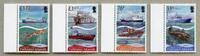 Briefmarken Falklandinseln 2017 Fischerei Fische Tintenfisch Schiffe Ships 1345-1348 MNH -