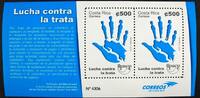 Briefmarken Costa Rica UPAEP Gegen Menschenhandel Block Postfrisch MNH -