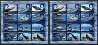 Briefmarken Aitutaki 2012 Wale Whales Delphine Dolphins 848-859 Bogen Postfrisch MNH -