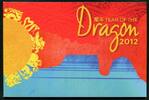 Briefmarken Weihnachtsinsel Jahr des Drachen Year of the Dragon Zodic Markenheft MNH -
