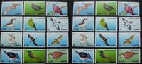 Briefmarken Samoa 2013 Vögel Birds Fledermaus Bat Uccelli Oiseaux Freimarken 1105-1116 MNH -