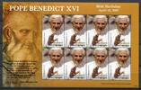 Briefmarken Mikronesien Micronesia 2007 Papst Benedikt Pope Benedict Kleinbogen MNH -