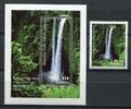 Briefmarken Samoa 2013 Wasserfall Water Fall Landschaften Bäume Block 80 Postfrisch MNH -