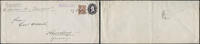 Briefmarken Westindiendienst HAPAG USA Puerto Rico Dampfer Präsident DWI Hamburg / 73 -