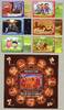 Briefmarken Mongolei Mongolia Mongolische Cartoons Zeichentrickfiguren MNH -