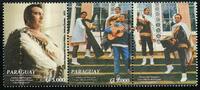 Briefmarken Paraguay Musik Luis Alberto de Parana Harfe Gitarre Music Postfrisch MNH -