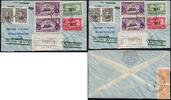 Briefmarken Zeppelin 1936 Paraguay 11. SAF Reko-Brief MiF Friedrichshafen Si 364 / -