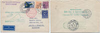 Briefmarken Zeppelin 1933 Brasilien 7. SAF VARIG MiF Pelotas Berlin Brief Si 233 / -