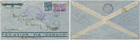 Briefmarken Zeppelin Brasilien 2. SAF Brief Flugpost-Frankatur England Si 130 C / 2522 -