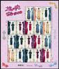 Briefmarken Hongkong Qipao Kleidung Textilien 2148-2153 ZD-Kleinbogen Postfrisch MNH -