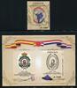 Briefmarken Paraguay Akademie Flaggen Academy Flags Blume Flower Wappen MNH -