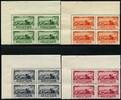 Briefmarken Libanon Lebanon Liban 1938 Medizin Kongress Medicine 238-241 MNH -