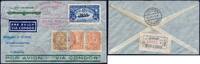 Briefmarken Zeppelin 1935 Paraguay 4. SAF Reko-Brief Asuncion Deutschland Si 301 / -