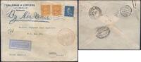 Briefmarken Katapult Schweden Notlandung Göteborg Santos Brief Catapult 332 Au/ 915 -
