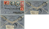 Briefmarken Katapult Argentinien Brief Buenos Aires Gablonz Sudetenland Catapult / 485 -