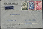 Briefmarken 7,25 Pesos Katapult Argentinien Brief Buenos Aires Duisburg Catapult / 407 -