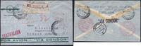 Briefmarken 2,85 Pesos Katapult Argentinien Reko-Brief Freistempel Bremen Catapult/ 476 -