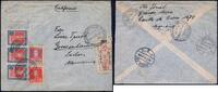 Briefmarken Katapult Argentinien Reko-Brief Buenos Aires Grossenhain Catapult / 379 -