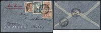Briefmarken Katapult Argentinien Brief Bahia Blanca Bahnpost Hamburg Catapult / 405 -