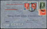 Briefmarken Katapult Argentinien Brief Buenos Aires Genf Schweiz Catapult / 374 -