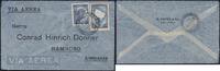 Briefmarken Katapult Argentinien Brief Buenos Aires Hamburg Catapult/ 452 -