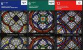 Briefmarken Kanada Canada Kirchenfenster Weihnachten Glasmalerei 2771-2773 MH + FB MNH -