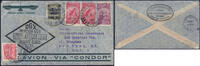 Briefmarken DO-X Brasilien Brief MiF Rio 4.8.31 New York USA Harms 45 c DOX/ 973 -