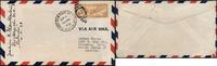 Briefmarken USA 1938 Brief Unterschrift Joachim Blankenburg Nordmeer Katapult Pilot / -