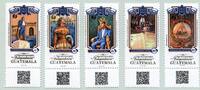 Briefmarken Guatemala 2021 Unabhängigkeit Nationalhelden Geschichte Independence MNH -