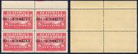 Briefmarken Guatemala Flugpost Flugzeug Agua-Vulkan 254 K Aufdruck kopfstehend MNH -
