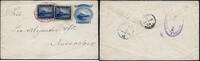 Briefmarken Nicaragua Vulkan Momotombo Ganzsache ZuF Schiffspoststempel New York / 768 -