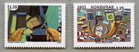 Briefmarken Honduras 2023 UPAEP Philatelie Briefmarken Posthorn Post Postwesen MNH -