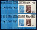 Briefmarken 10x Panama Block 8 Olympiade Rom Olympische Spiele Olympics MNH -