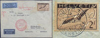 Briefmarken Zeppelin Schweiz 16. SAF 3. Pendelfahrt Zürich Manaus Si 339 RAR / 2340 -