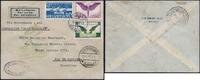 Briefmarken Zeppelin 1932 Schweiz 6. SAF Brief Basel F`hafen Rio Brasilien Si 177 / -
