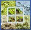 Briefmarken Rumänien Romania Schlangen Snakes Reptilien Reptiles Block 489 MNH nur 1000 -