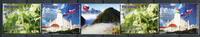 Briefmarken Paraguay Slowakei Slovakia Flaggen Pflanze Zdr-Streifen mit Zierfeld MNH -