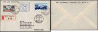 Briefmarken Schweiz Pro Aero Sonderflug Swissair Zürich St. Gallen Wien Reko-Brief/ 577 -