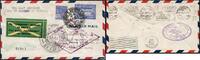 Briefmarken Zeppelin Brasilien SAF Brief MiF ZP 3 Sevilla Spanien Si 59 C / 2437 -