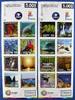 Briefmarken Ecuador Schlangen Vögel Robben Vögel Pinguine Wasserfall Markenhefte MNH -