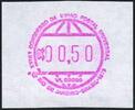 Briefmarken Brasilien Brazil Brasil 1. Automatenmarke ATM 0,50 Frama UPU Kongress MNH -