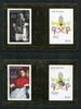 Briefmarken Guyana 2011 Päpste Popes Religion Kirche Gold Blocks Postfrisch MNH -