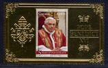 Briefmarken Guyana Papst Benedikt Pope Benedict Gold Religion Postfrisch MNH -