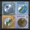 Briefmarken Ecuador Katastrophen Vulkan Erdbeben Überschwemmung Volcano 3350-3353 MNH -