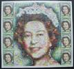 Briefmarken Guyana II Königin Elisabeth Thronbesteigung 7232 Kleinbogen MNH -