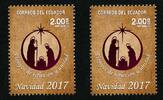 Briefmarken Ecuador Weihnachten Christmas Natale Navidad Hl. Familie Postfrisch MNH -