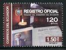 Briefmarken Ecuador Registro Oficial Geschichte Zentralregister Postfrisch MNH -